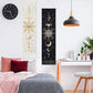 Moon Phase Tassel Tapestry Wall Hanging - Black